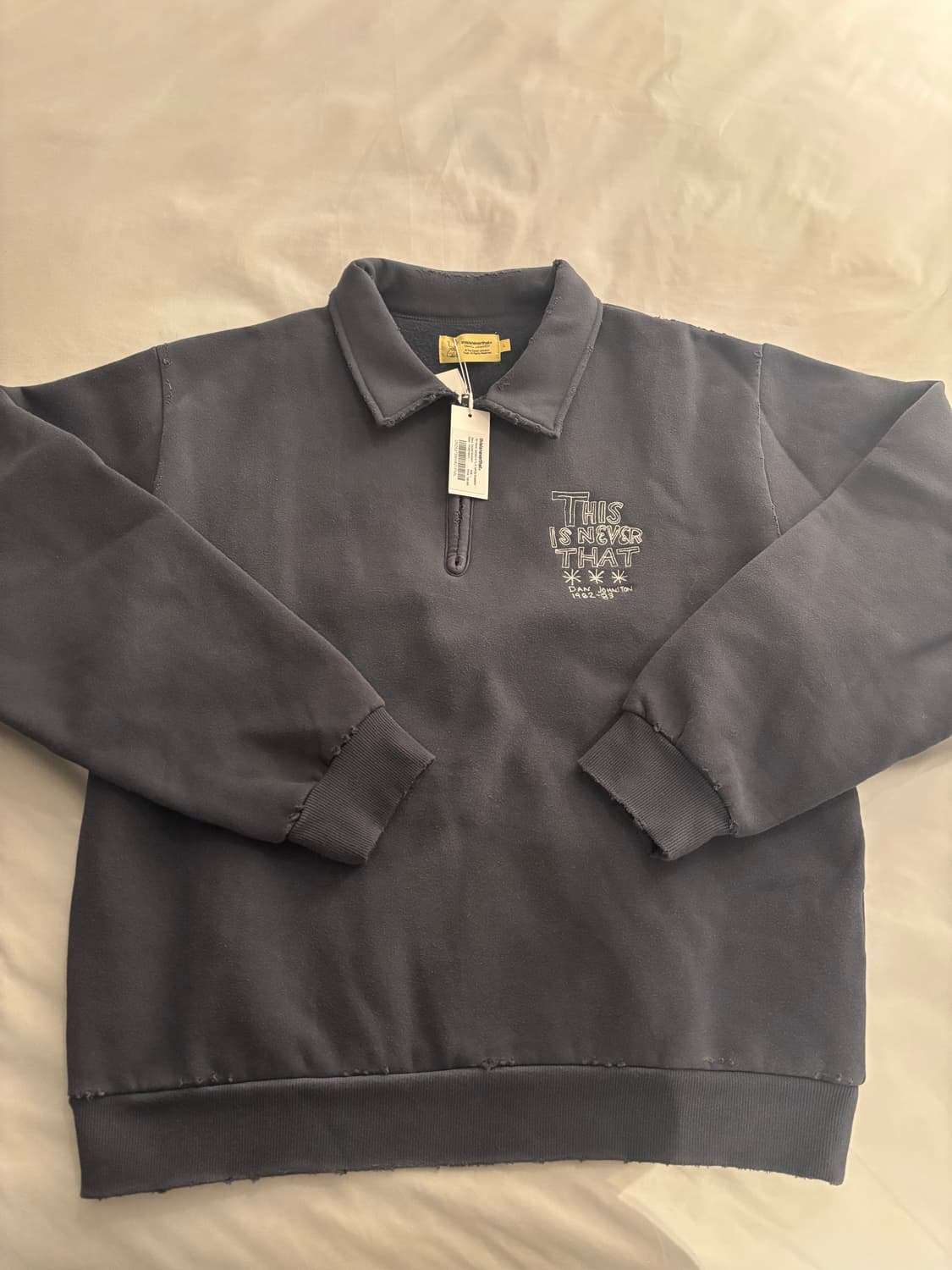 (새상품)Daniel Johnston 하프집업 디네댓 상품이미지2