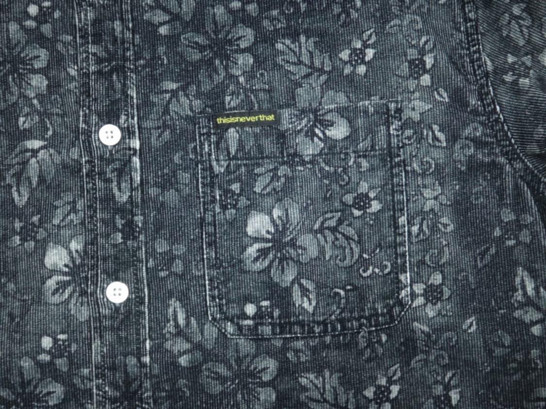 (M) 디스이즈네버댓 남성 Floral Corduroy Shirt 상품이미지4