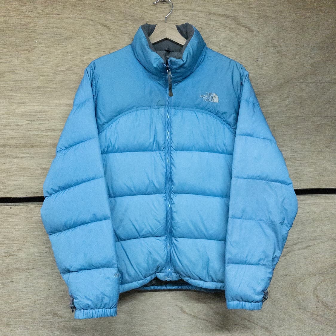 노스페이스 스카이블루 패딩 다운 자켓 (M) 상품이미지1