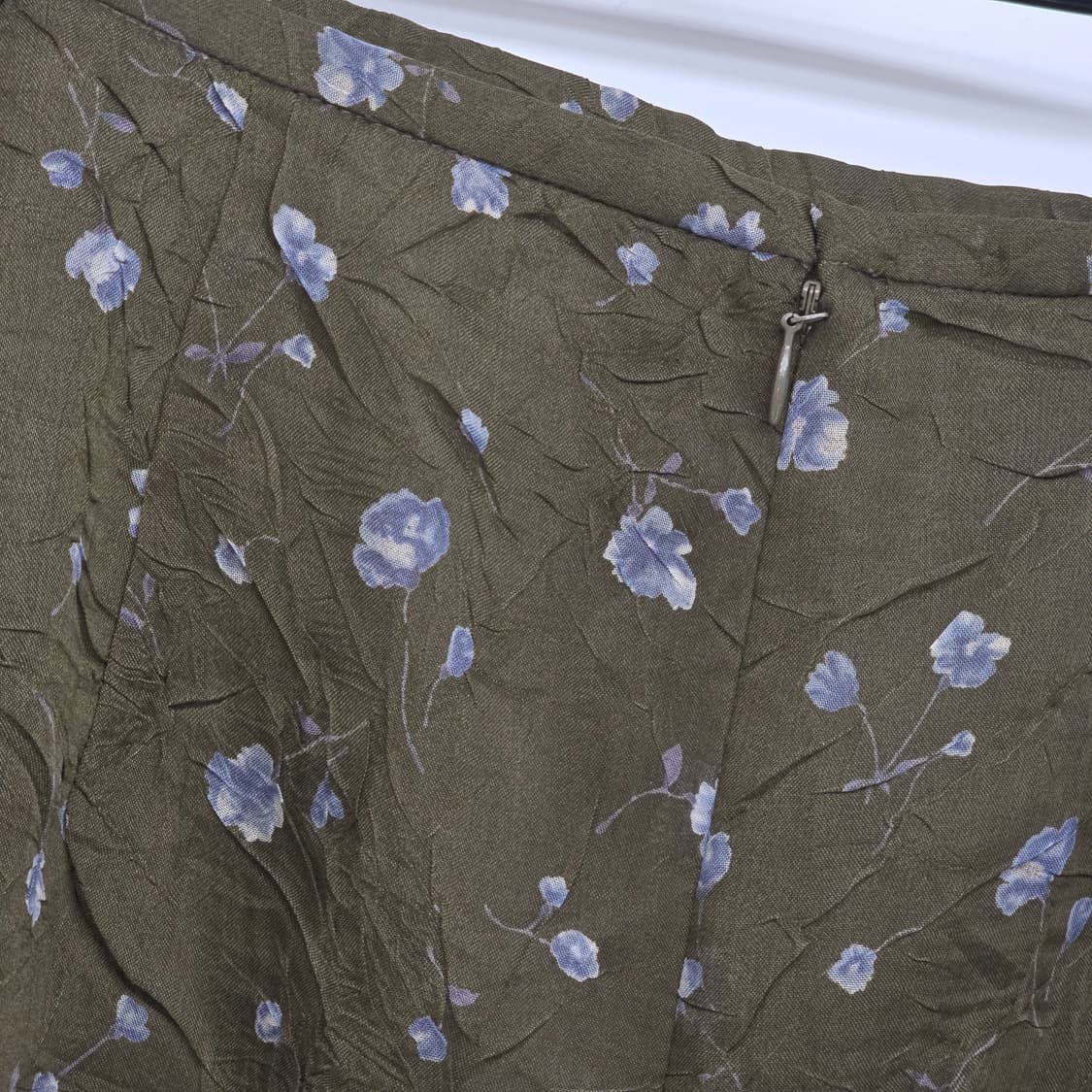 소프트 무드 은은한 올리브 스커트 oriental floral 상품이미지3