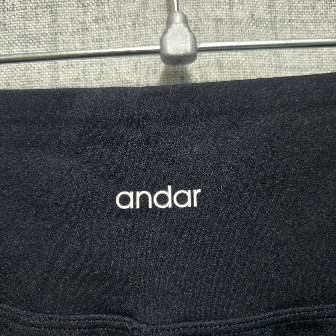 안다르 블랙 와이드 팬츠 여성  상품이미지3