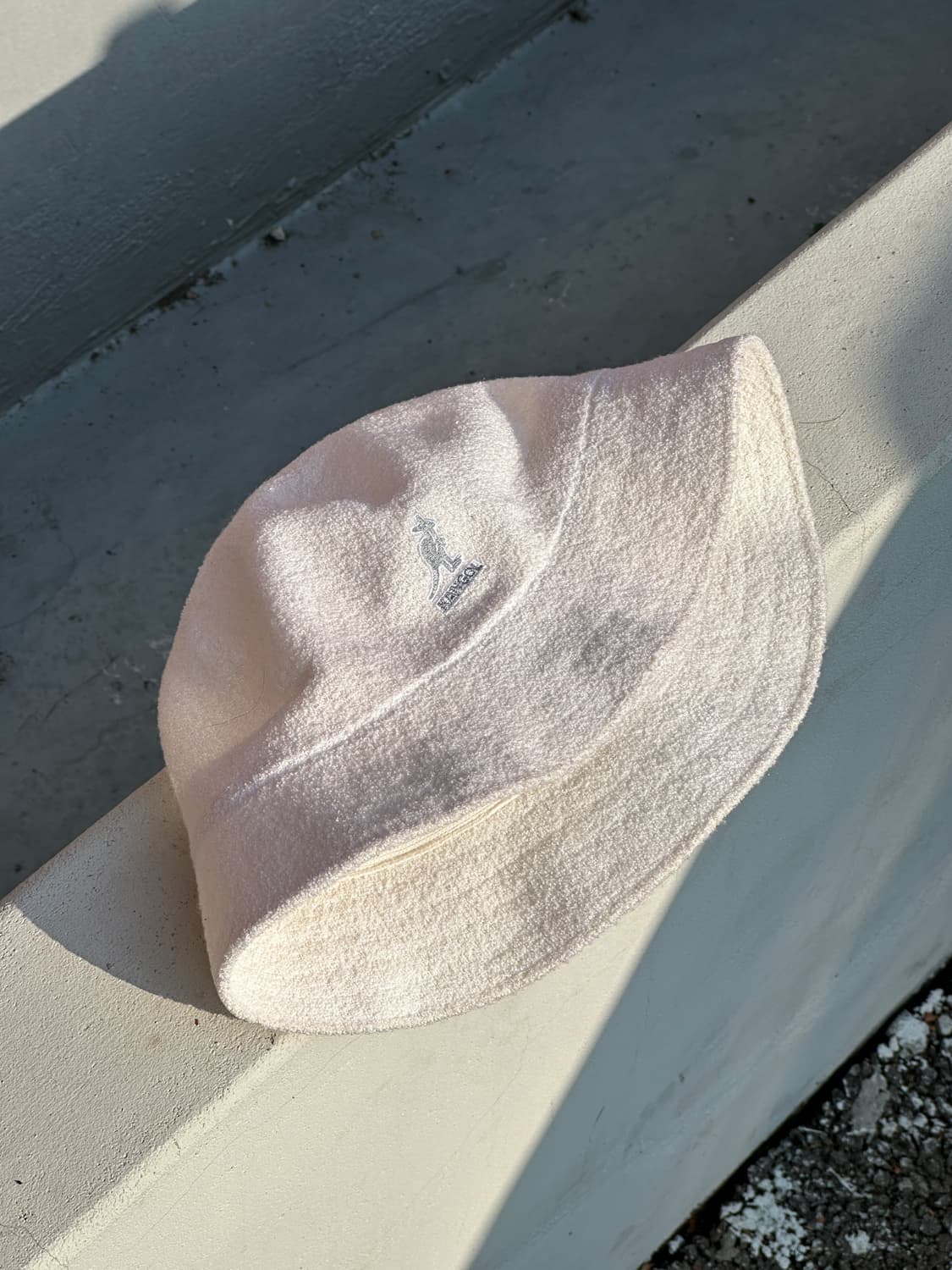 [L] 캉골 로고 화이트 버킷햇 모자 상품이미지5