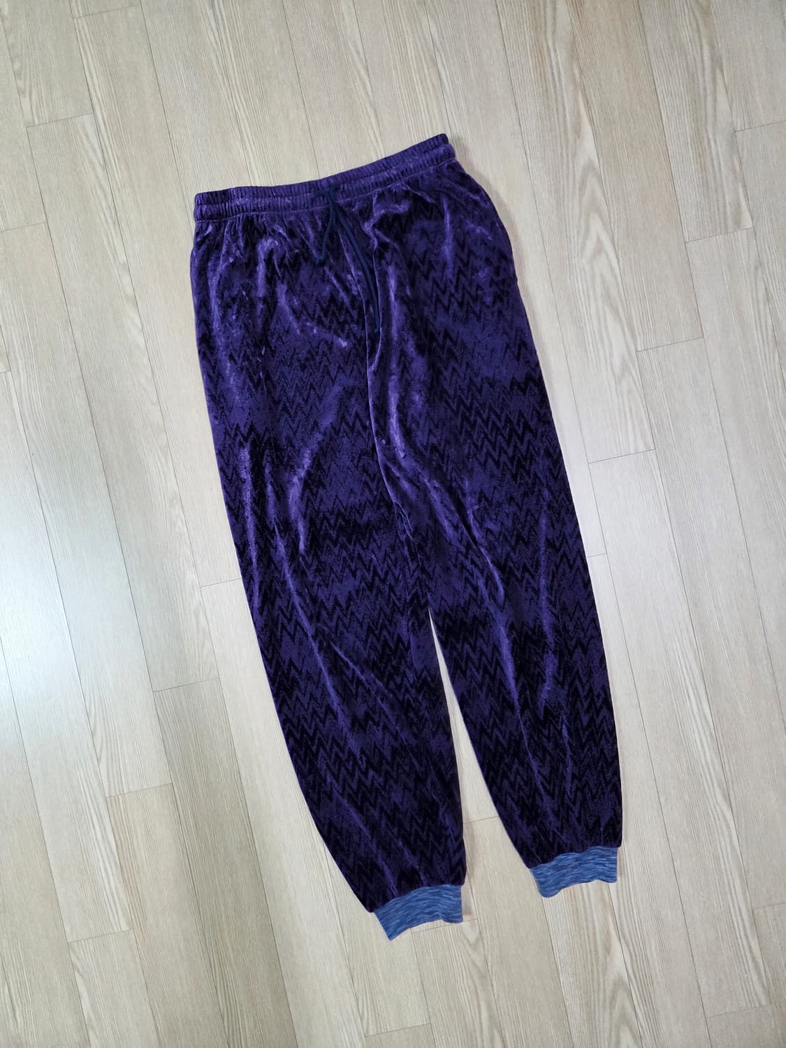 미쏘니 퍼플 자가드 패턴 셋업 상품이미지6