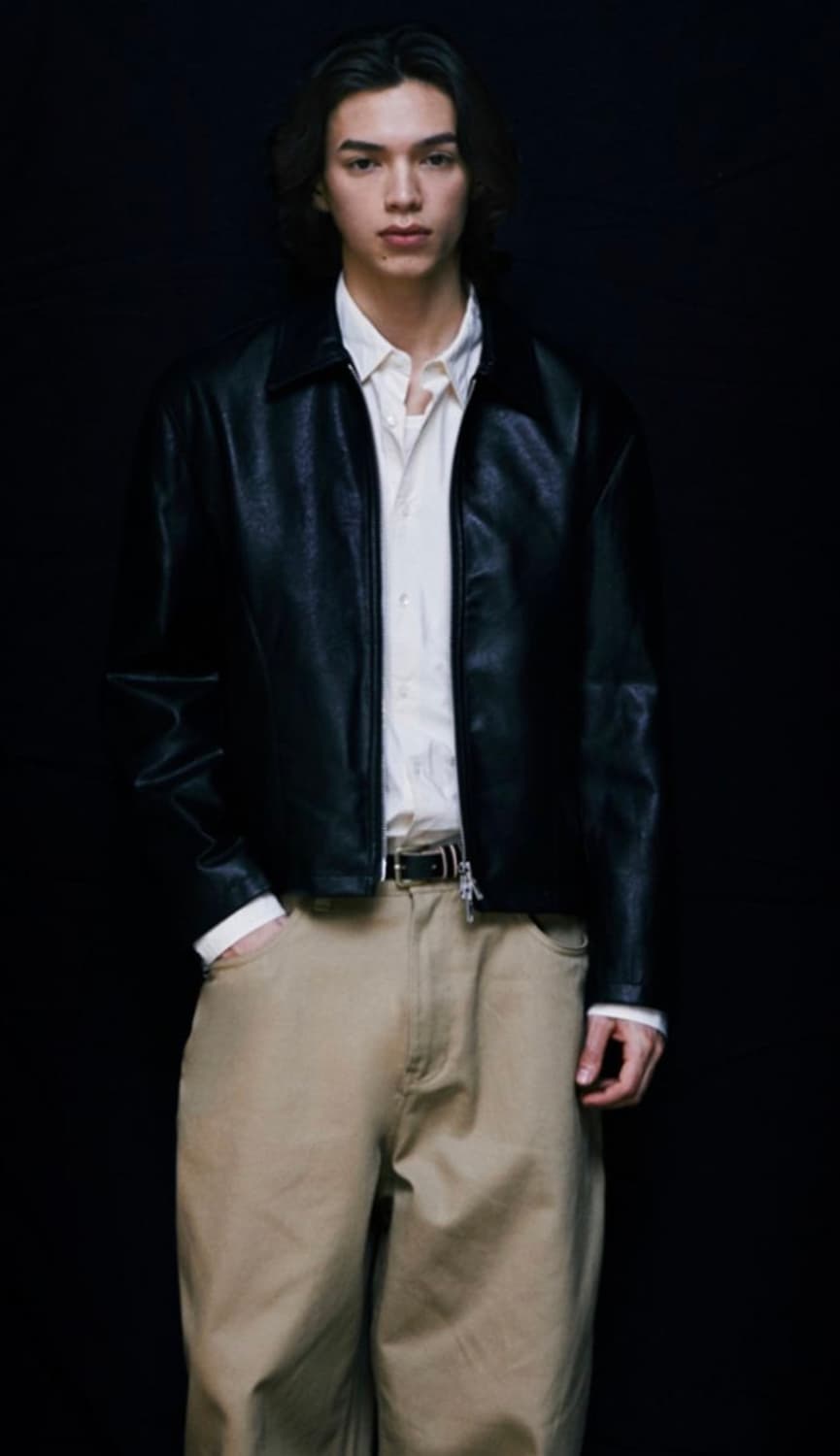 로파이 싱글 라이더자켓 블랙 상품이미지8