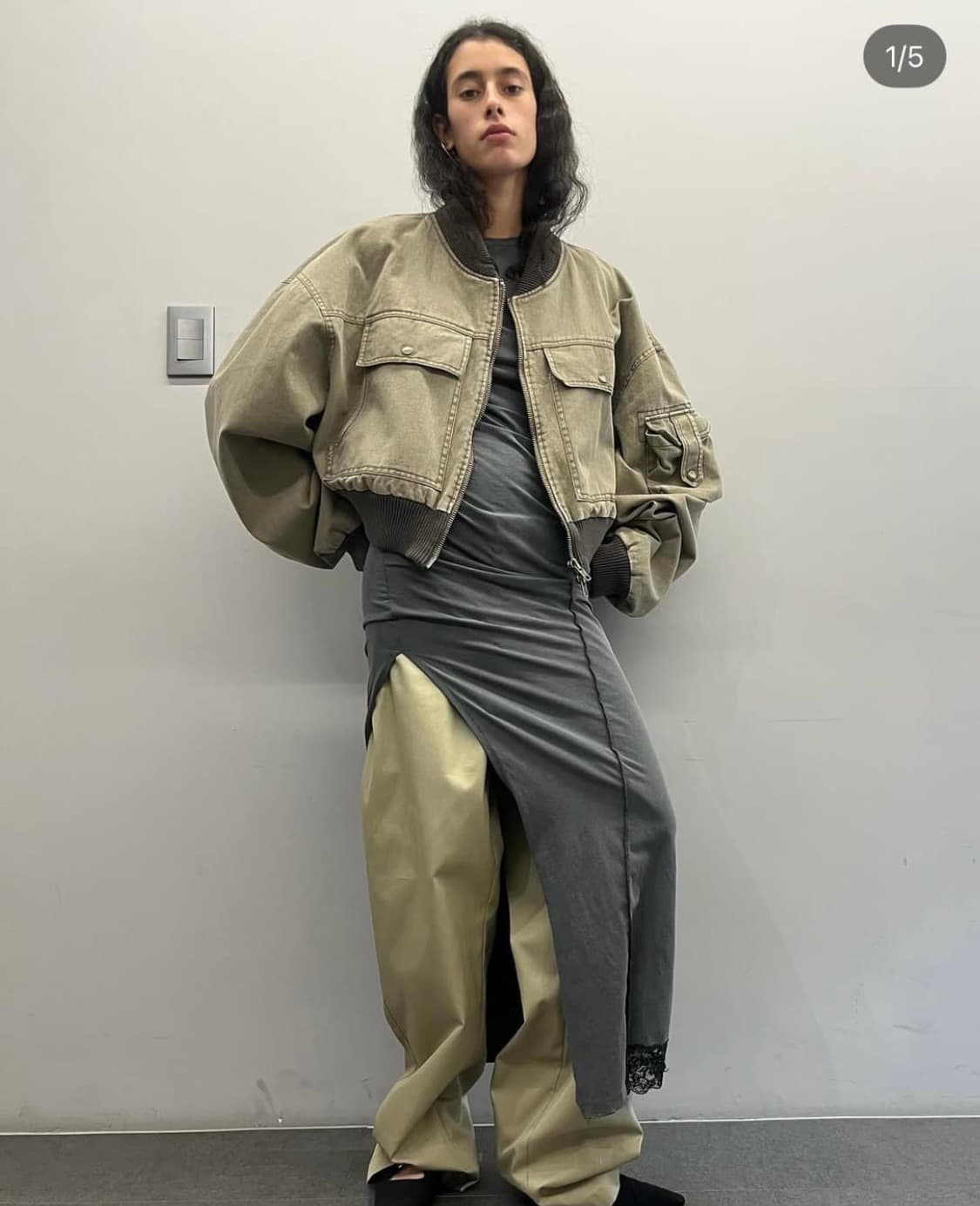 S/e/o 에스이오 빈티지 카고 봄버 자켓 상품이미지2