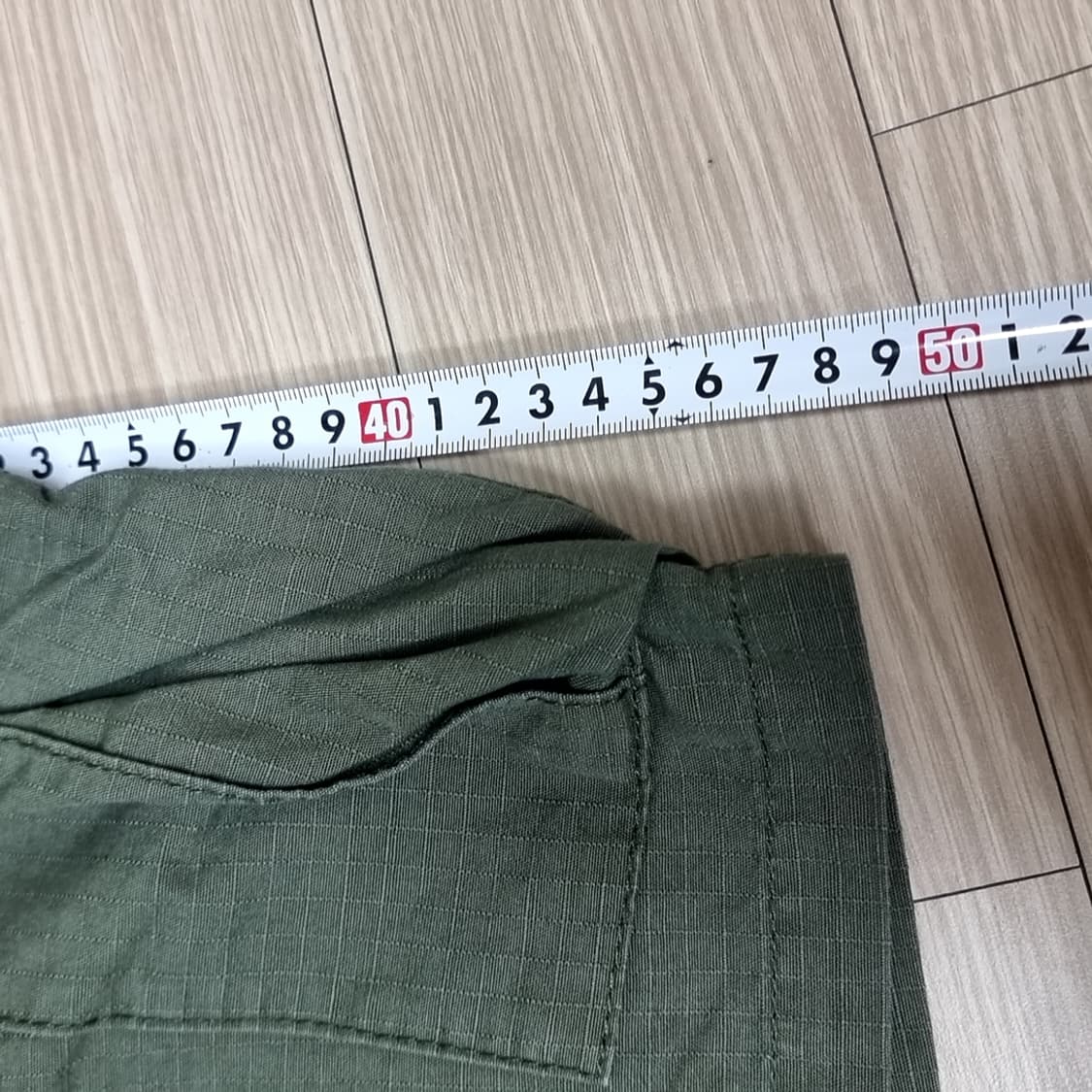 Forty Fine Clothing 카고 반바지 카모카키색 배색(30) 상품이미지9
