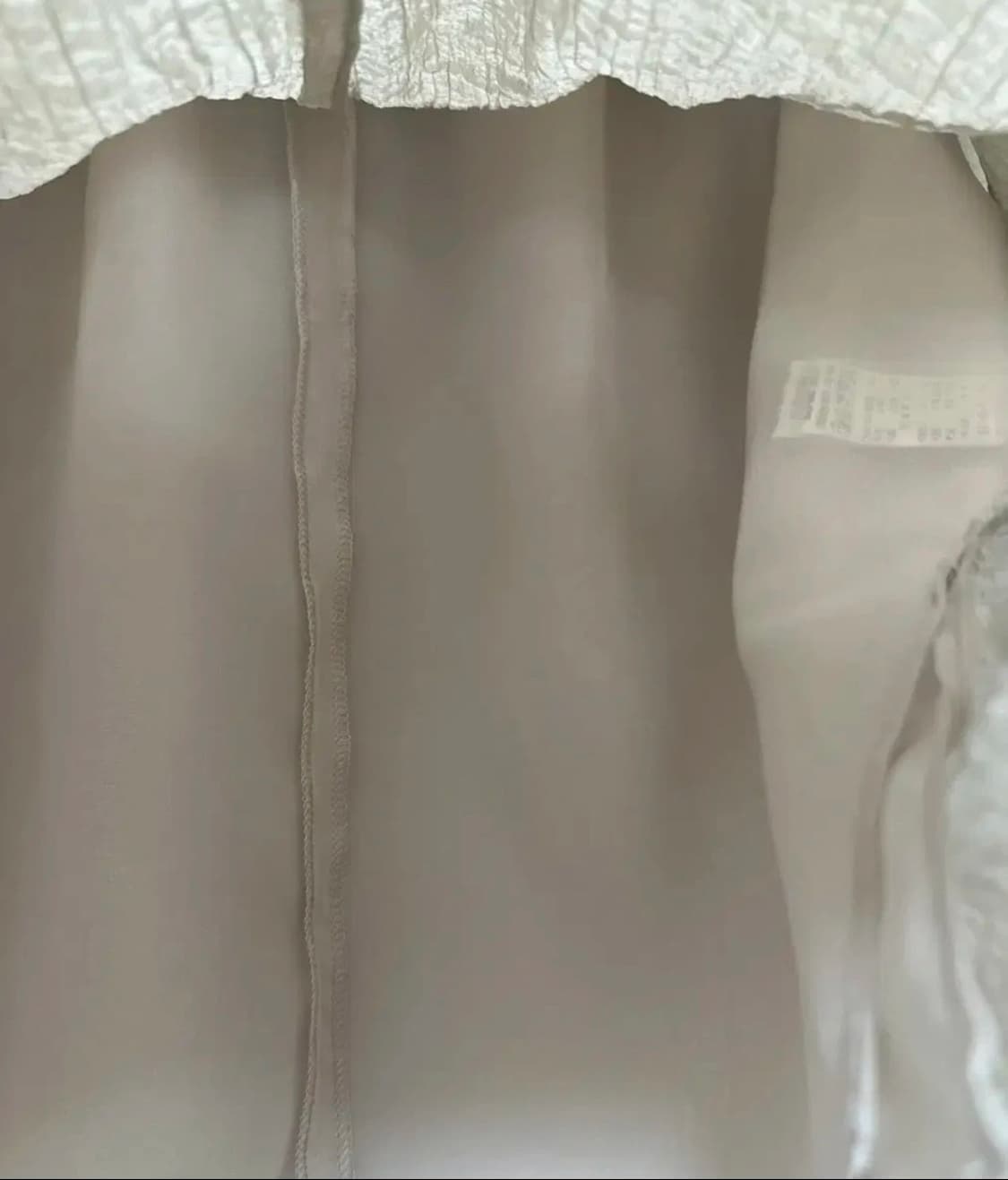 SJSJ프릴 블라우스 긴팔 베이지 상품이미지5