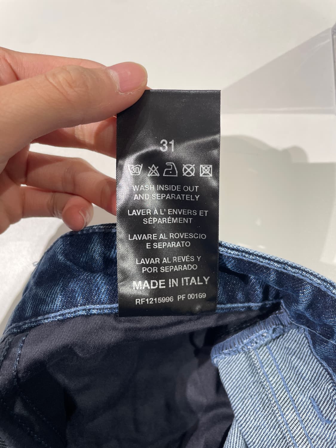 라프 시몬스 21S/S 픽쳐 패치 크롭드 데님 팬츠 상품이미지9