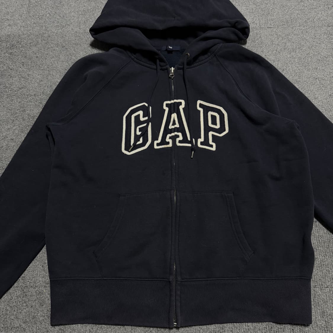 갭 네이비 후드집업 L 상품이미지2