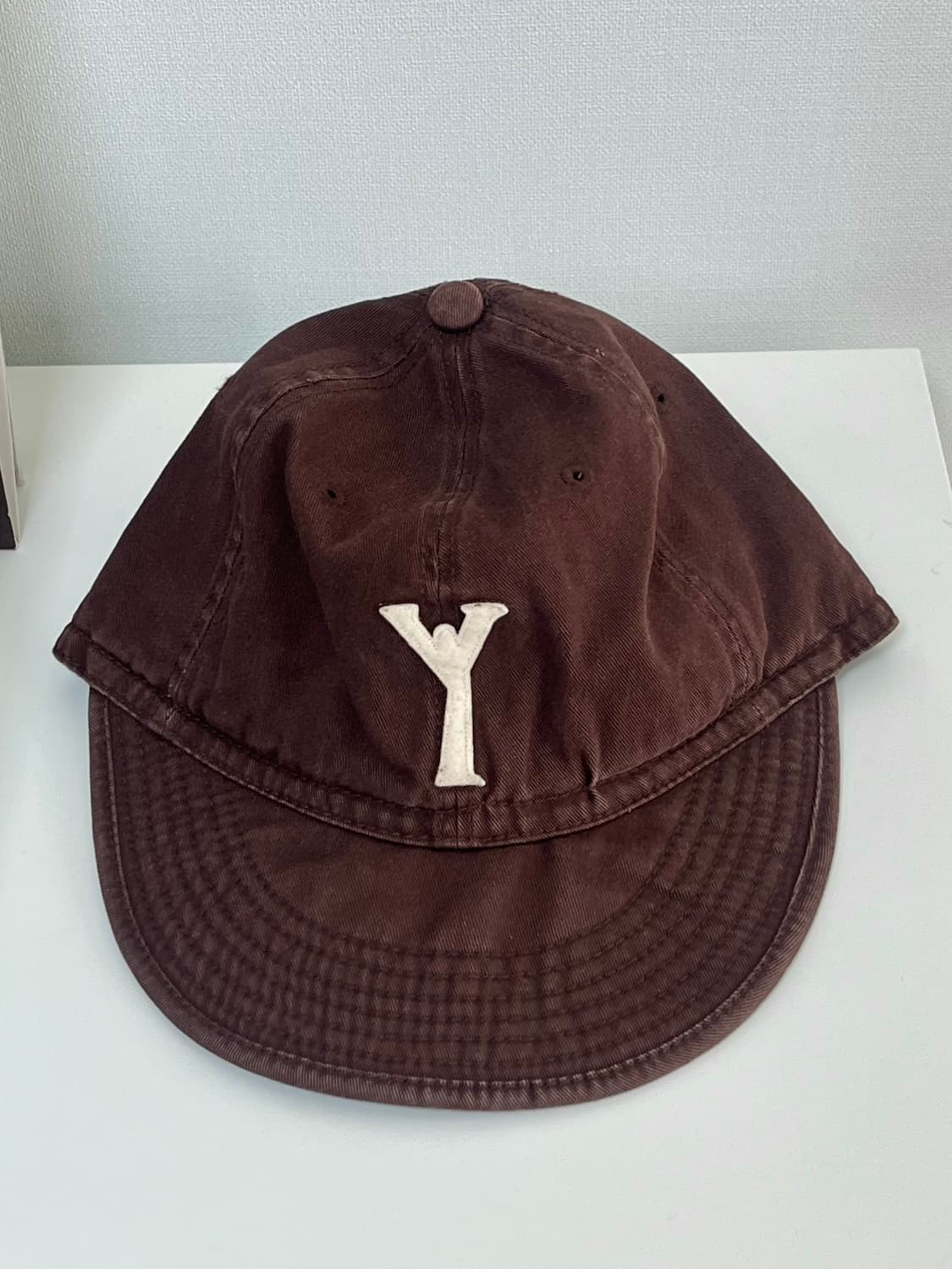 RYOO 알와이오오 Y 브라운 볼캡 상품이미지1