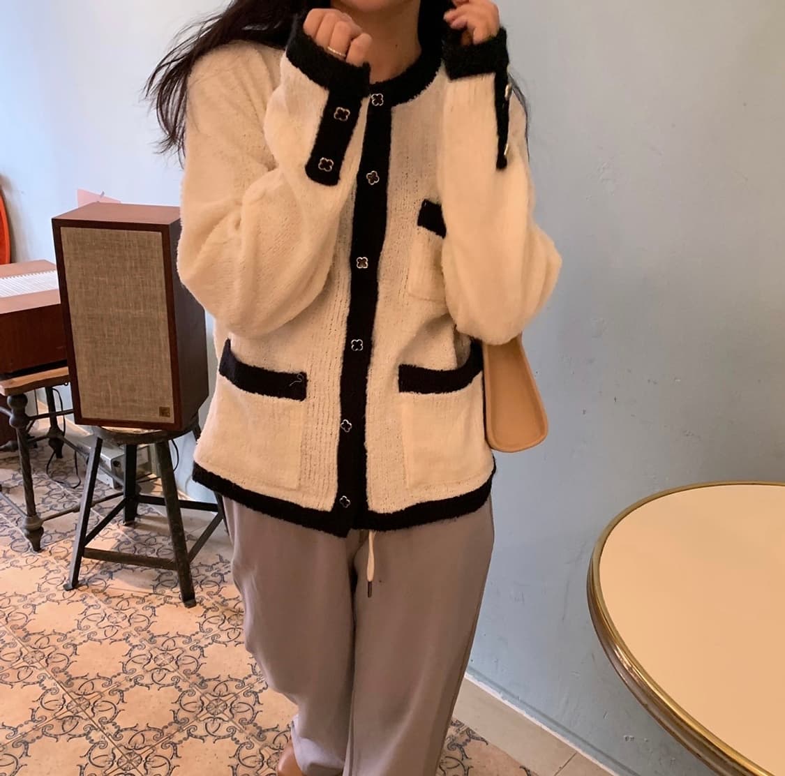 오이니 클로버 가디건 상품이미지2
