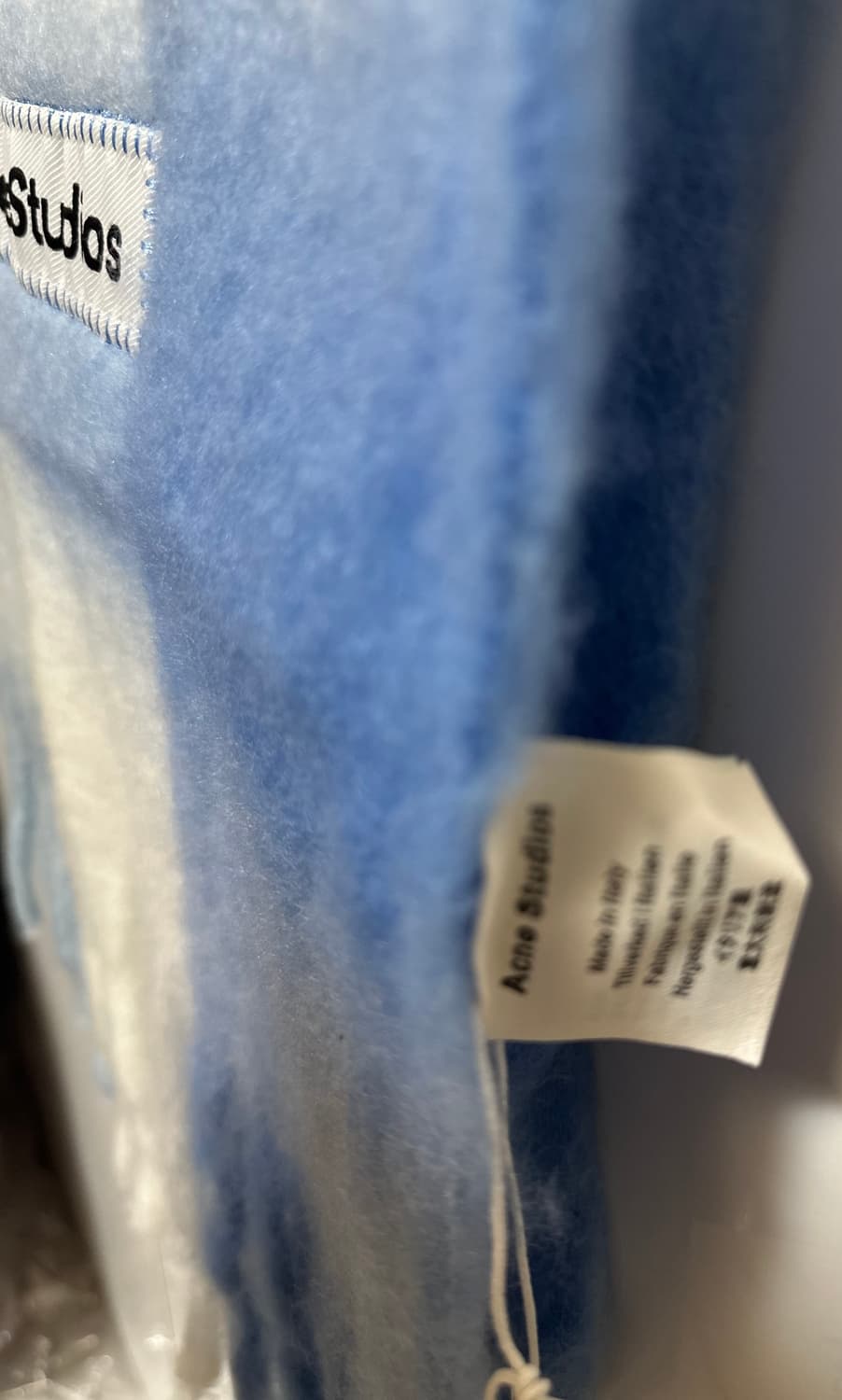 아크네 스튜디오 울모헤어 체크 머플러남여공용 상품이미지6