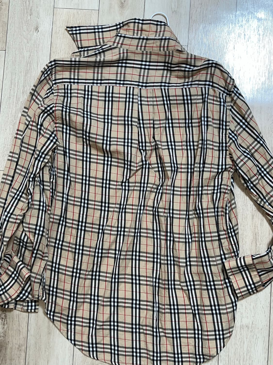 버버리 빈티지 체크셔츠 상품이미지2