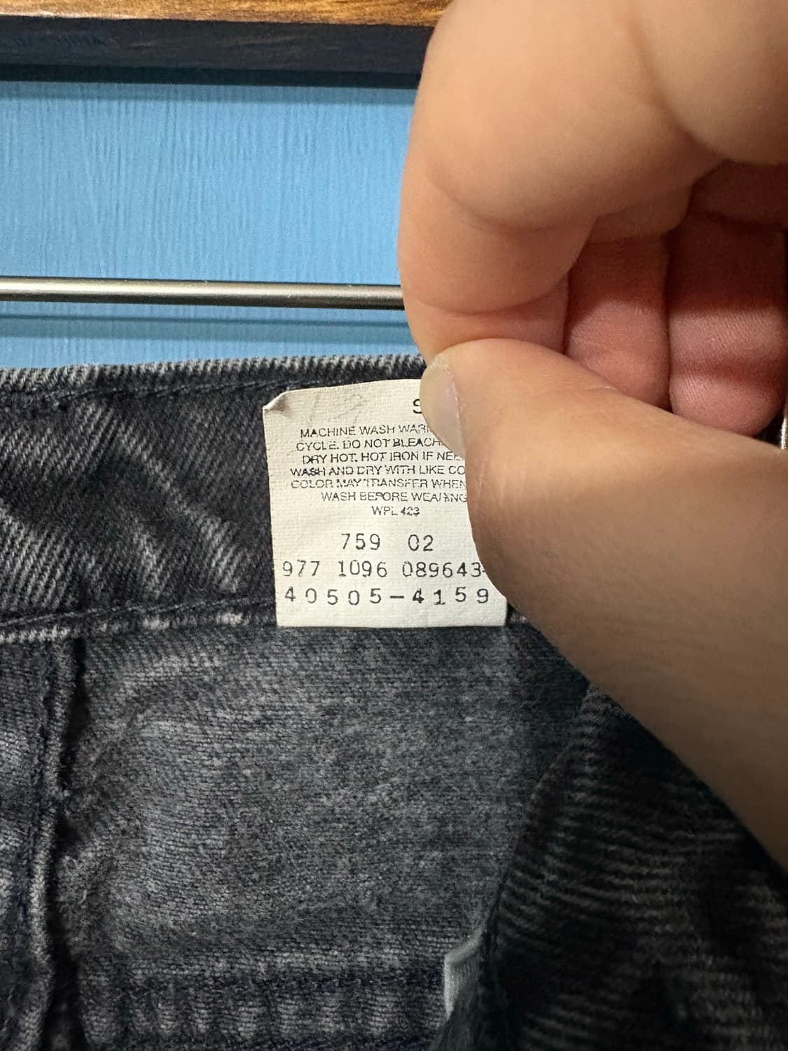 90‘s  Levis Black 505 Orange tab Denim  상품이미지5