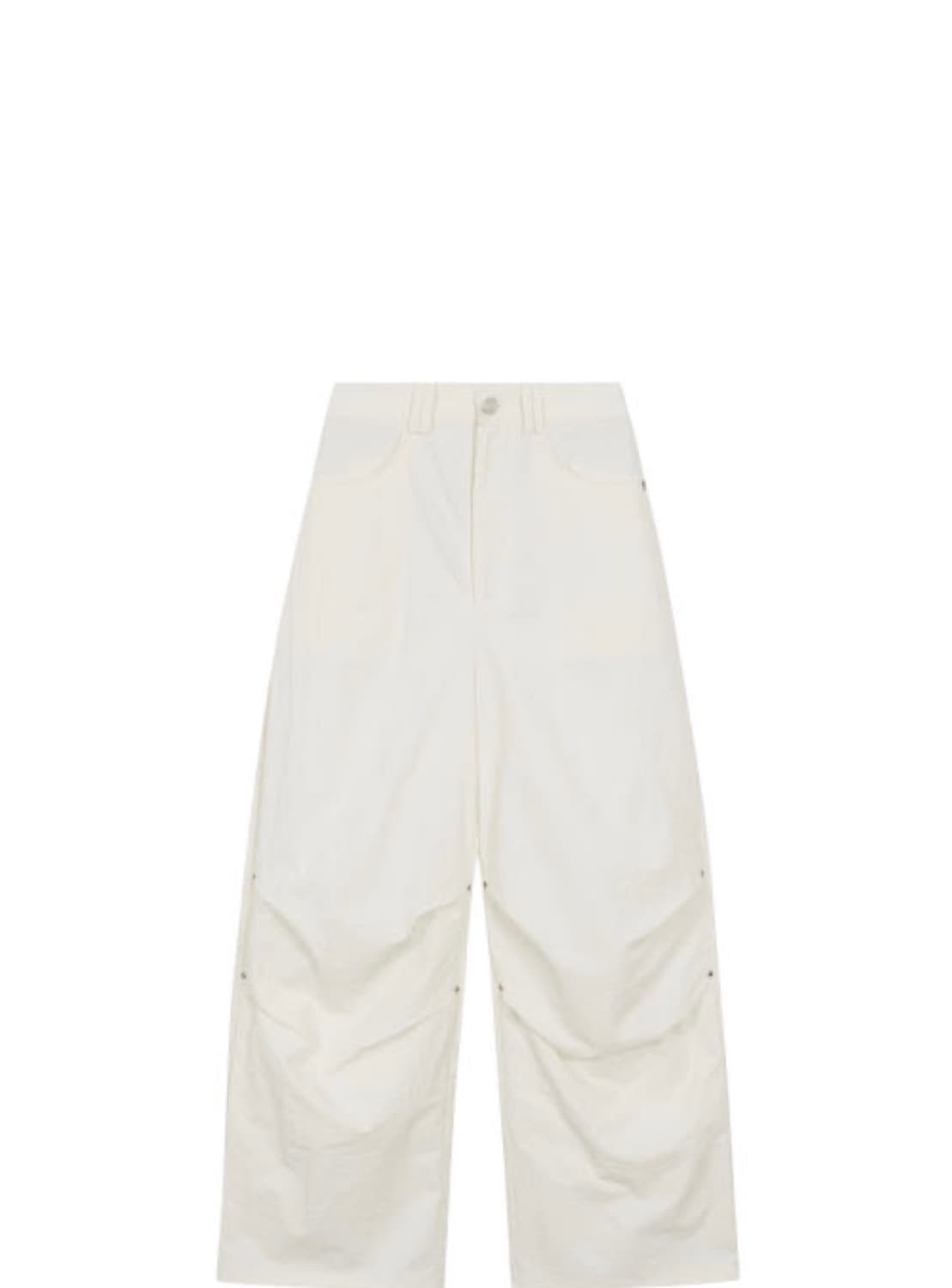 일리고 핀턱 와이드 팬츠 화이트 상품이미지2