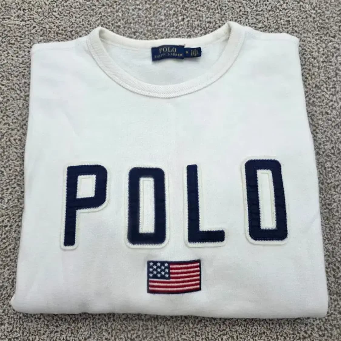폴로 랄프로렌 성조기 로고 맨투맨 ~55반 상품이미지10