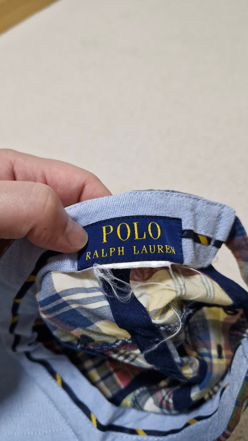 폴로 랄프로렌 빈티지 마드라스 체크 패치워크 볼캡 상품이미지4