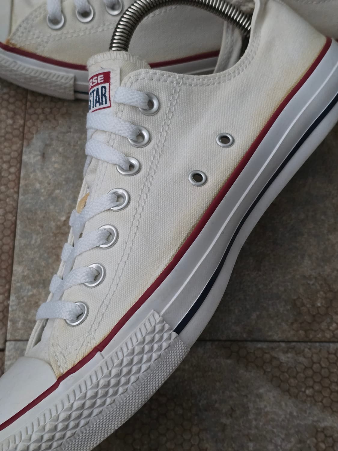 (270)컨버스 척테일러 올스타 로우 화이트 상품이미지6