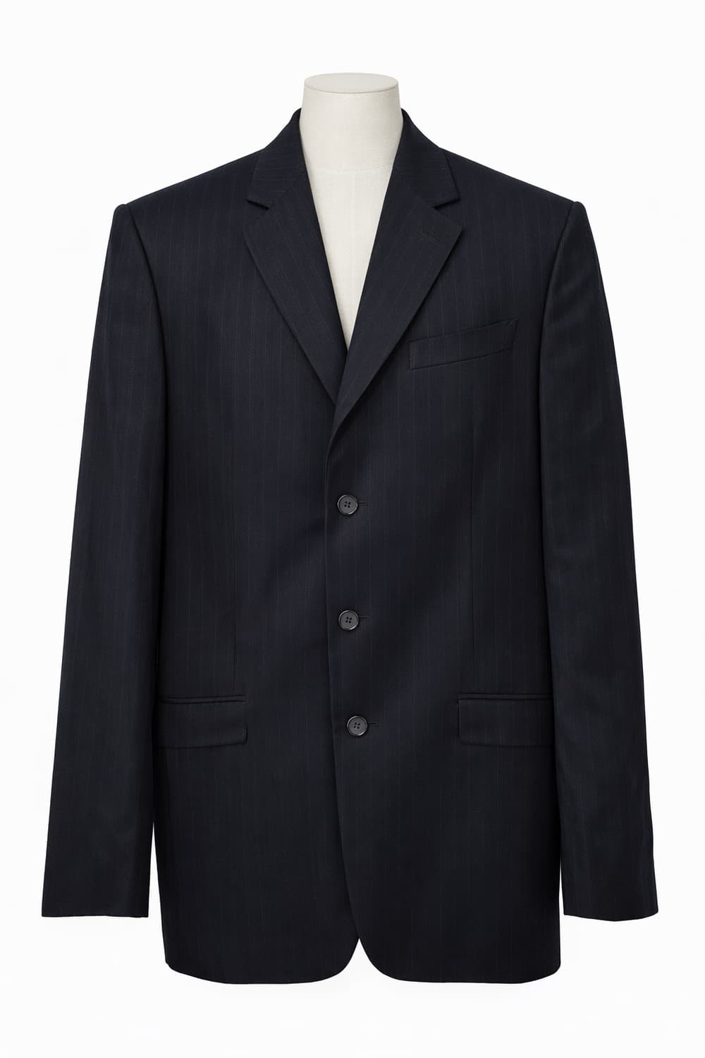 폴스미스 Paul Smith 스트라이프 울 자켓 네이비 40  상품이미지1