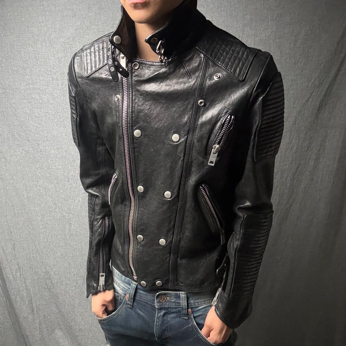 ltaly lamb skin leather jacket 상품이미지2