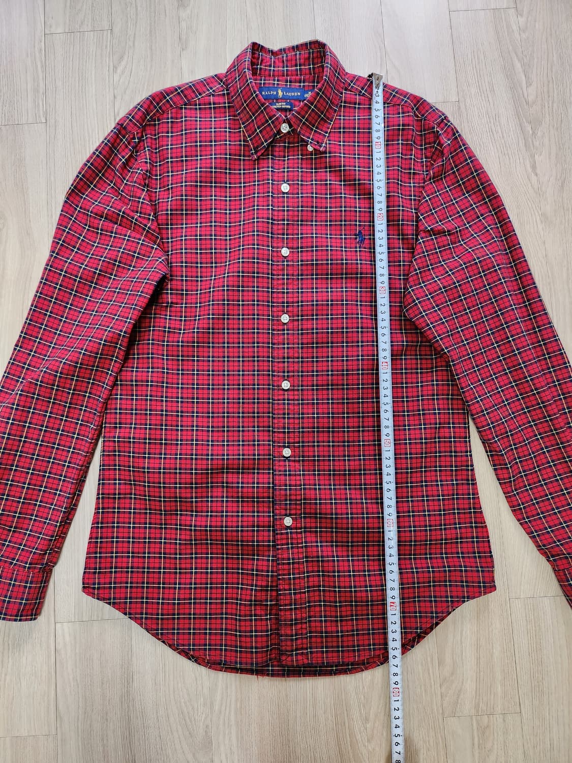 폴로랄프로렌 체크셔츠 (M 상품이미지5