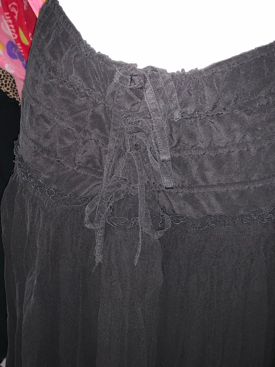 고스 펑크 리본 코르셋 스커트 상품이미지2