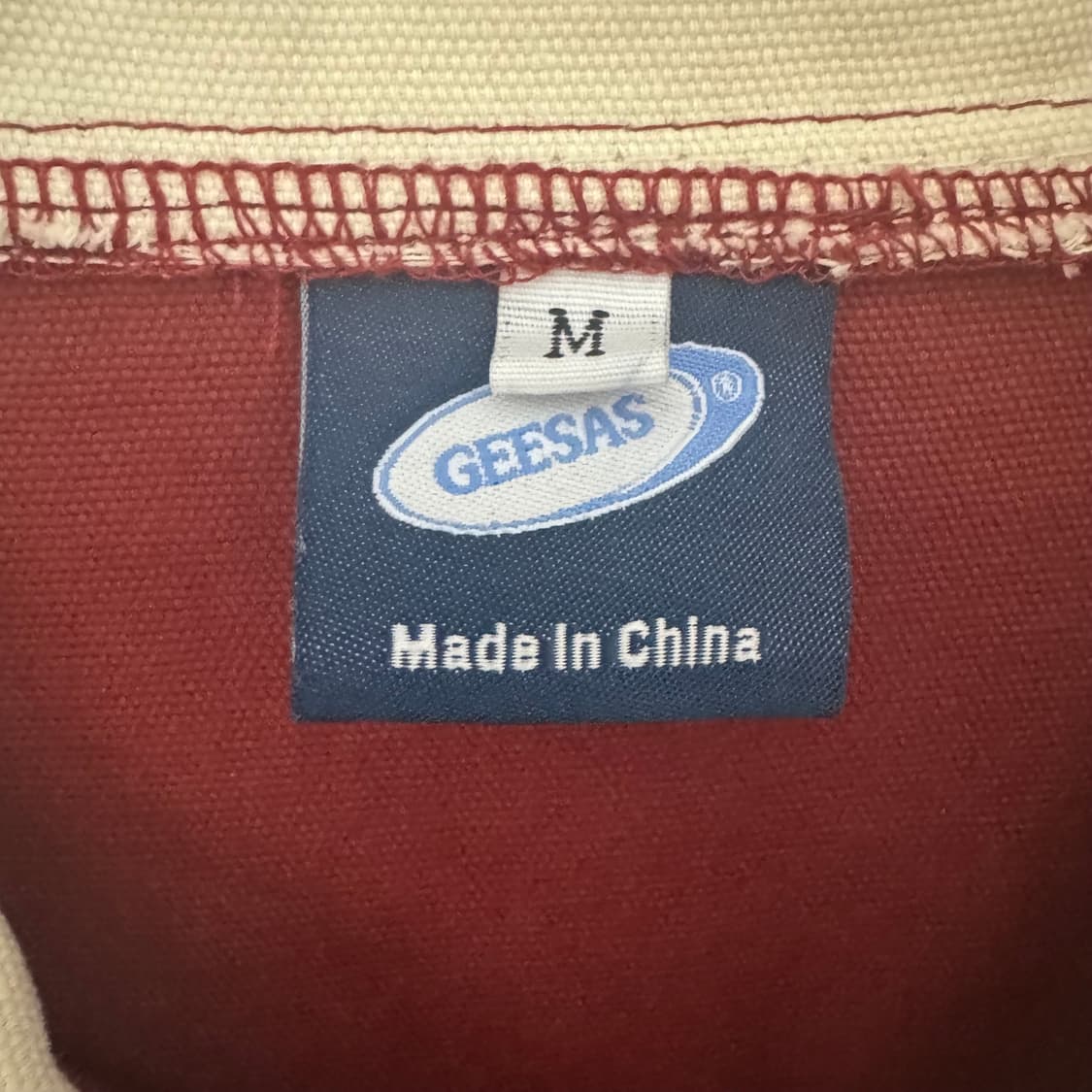 버건디 패치워크 자켓 상품이미지5