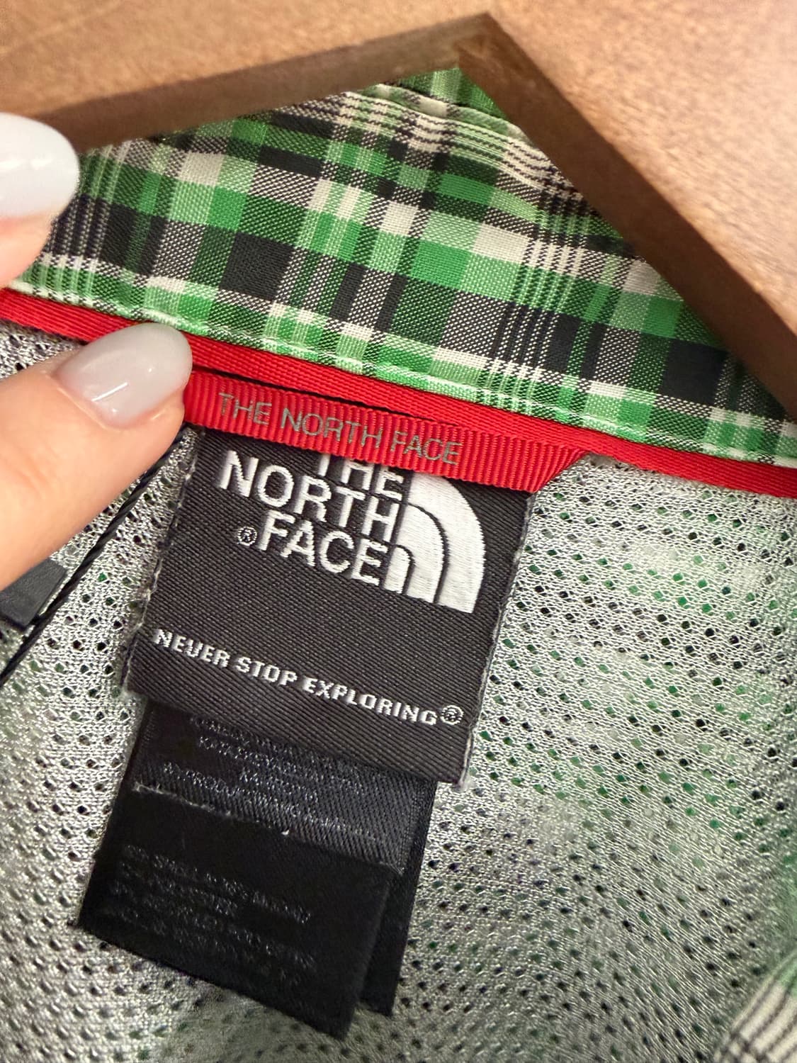 N260. 노스페이스 체크 반팔셔츠 상품이미지2