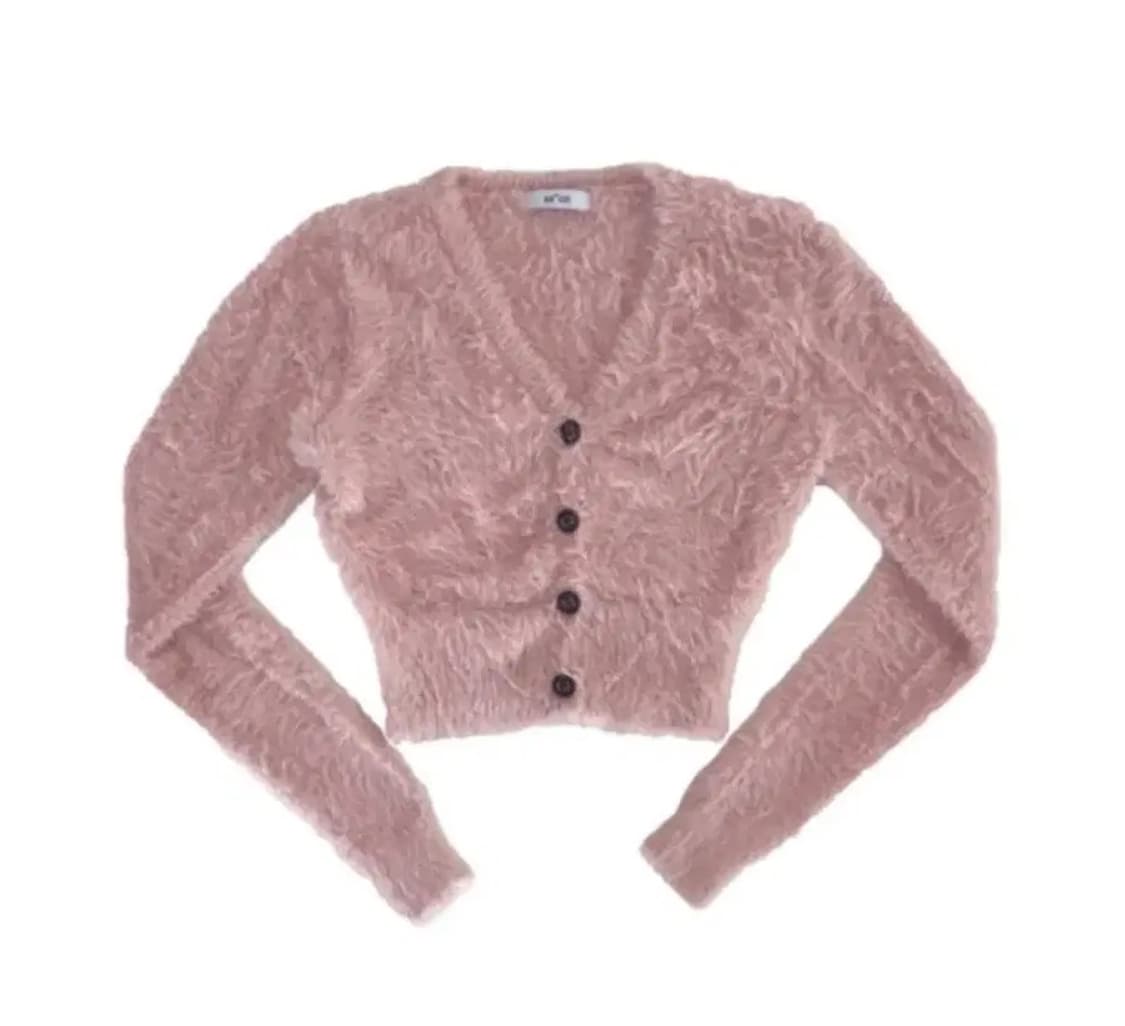 애즈온 마카롱 가디건 핑크 상품이미지1