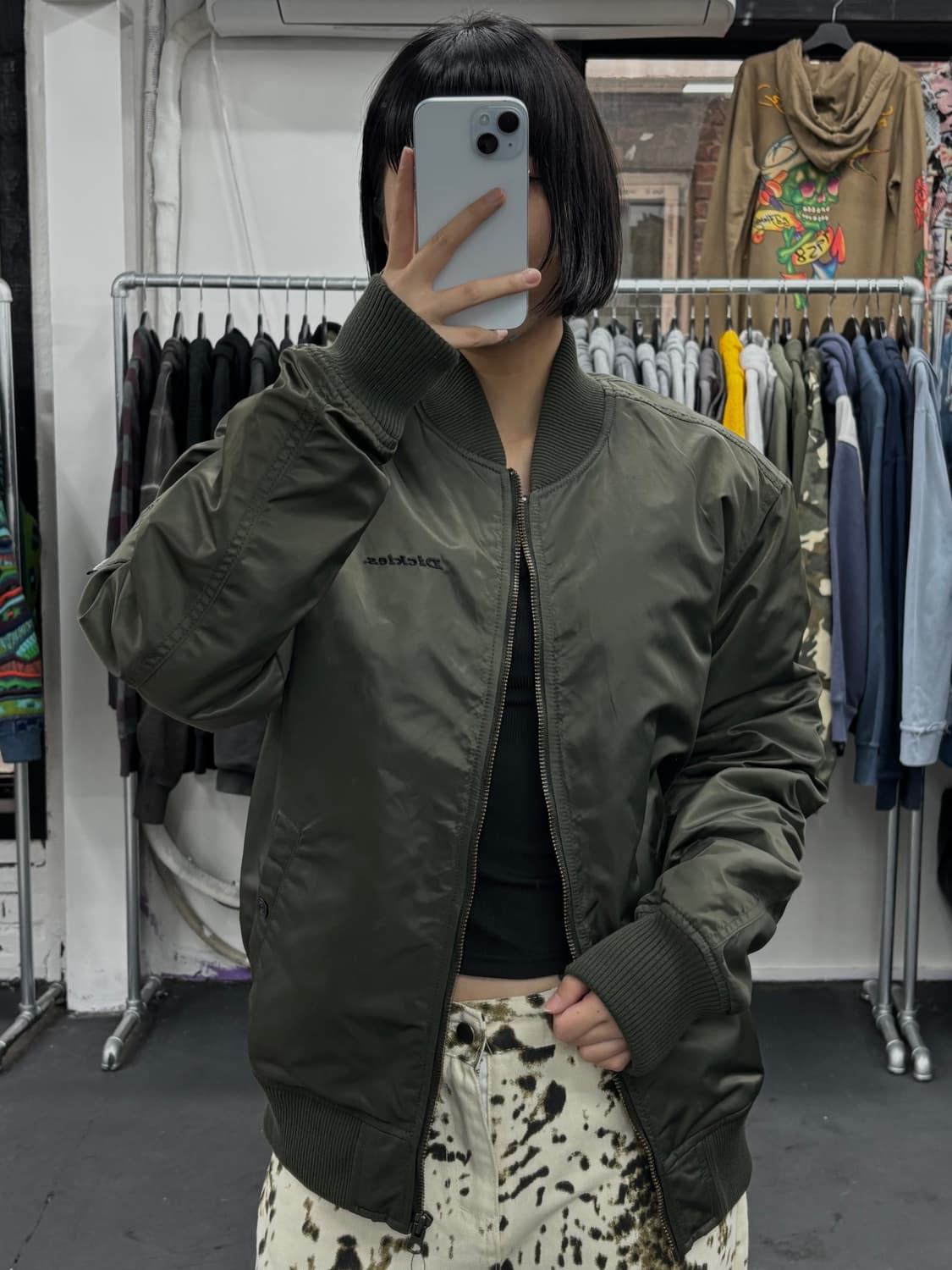 디키즈 카키 봄버자켓 상품이미지2