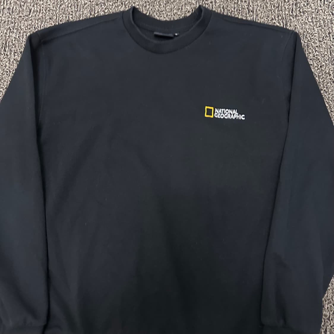 내셔널지오그래픽 맨투맨 블랙 L 상품이미지2
