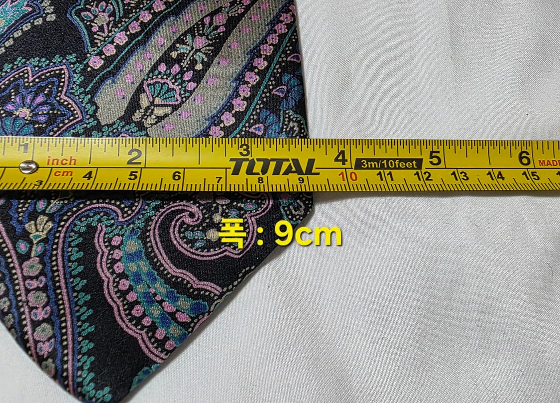 [GIVENCHY] 지방시 젠틀맨 실크 100% 페이즐리 넥타이 상품이미지9