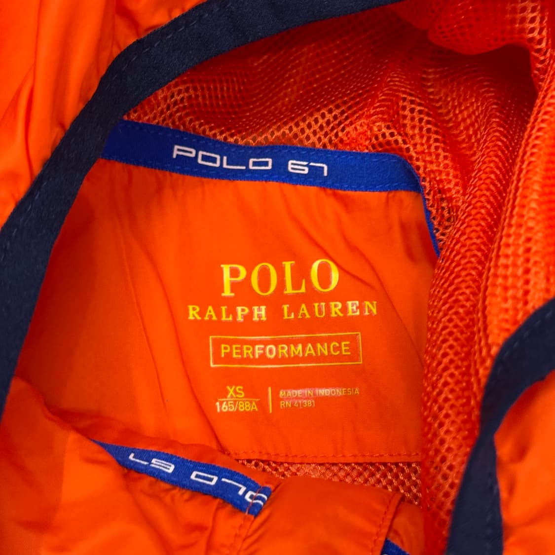 🫶🏻 폴로랄프로렌 빅포니 오렌지 후드 바람막이 🫶🏻  상품이미지4