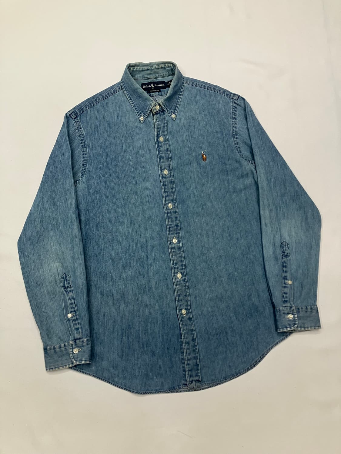 폴로 랄프로렌 중청 데님 셔츠 청남방 상품이미지3