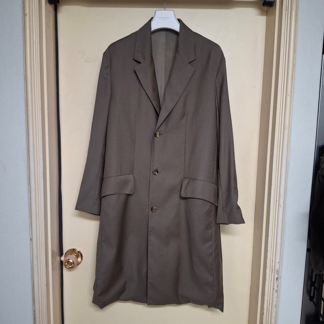 [S] 유스 ss시즌 체스터필드 코트 브라운 youth 상품이미지1