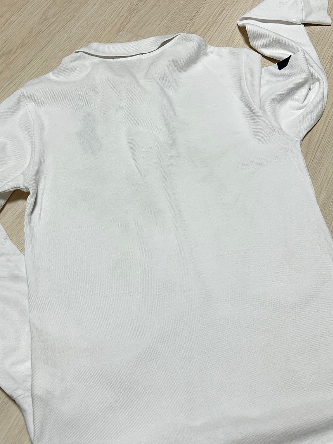 폴로 랄프로렌 신형 빅포니 로고 PK 긴팔 카라티 화이트 상품이미지6