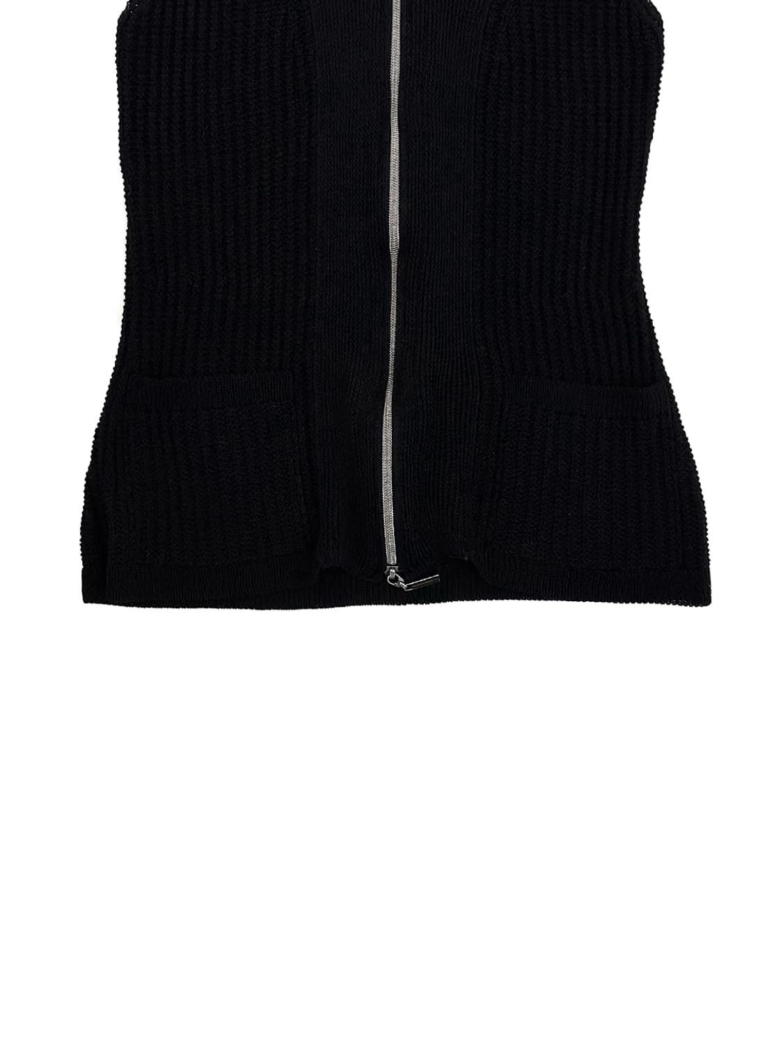 Hiroko Koshino Zip-Up  Knit Vest/ 38 상품이미지4