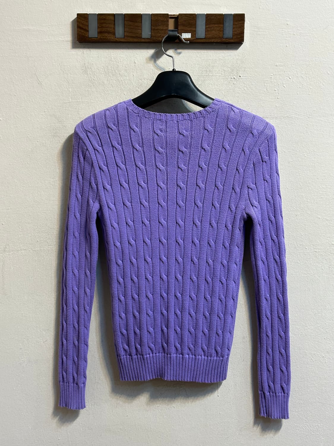 폴로 랄프로렌 케이블 니트 브이넥 스웨터 상품이미지5