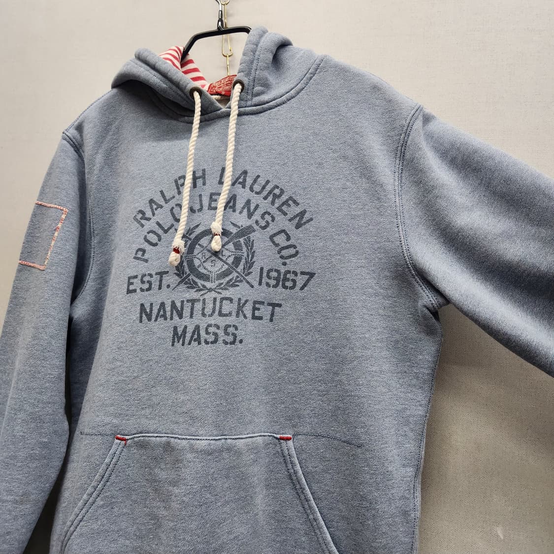 폴로진스컴퍼니 빈티지 빅로고 후드티 S(M) 상품이미지3