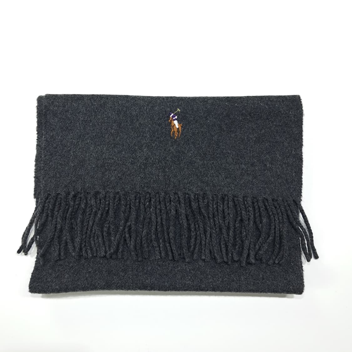 MX396 폴로 이태리판 버진울 프린지 머플러 상품이미지7