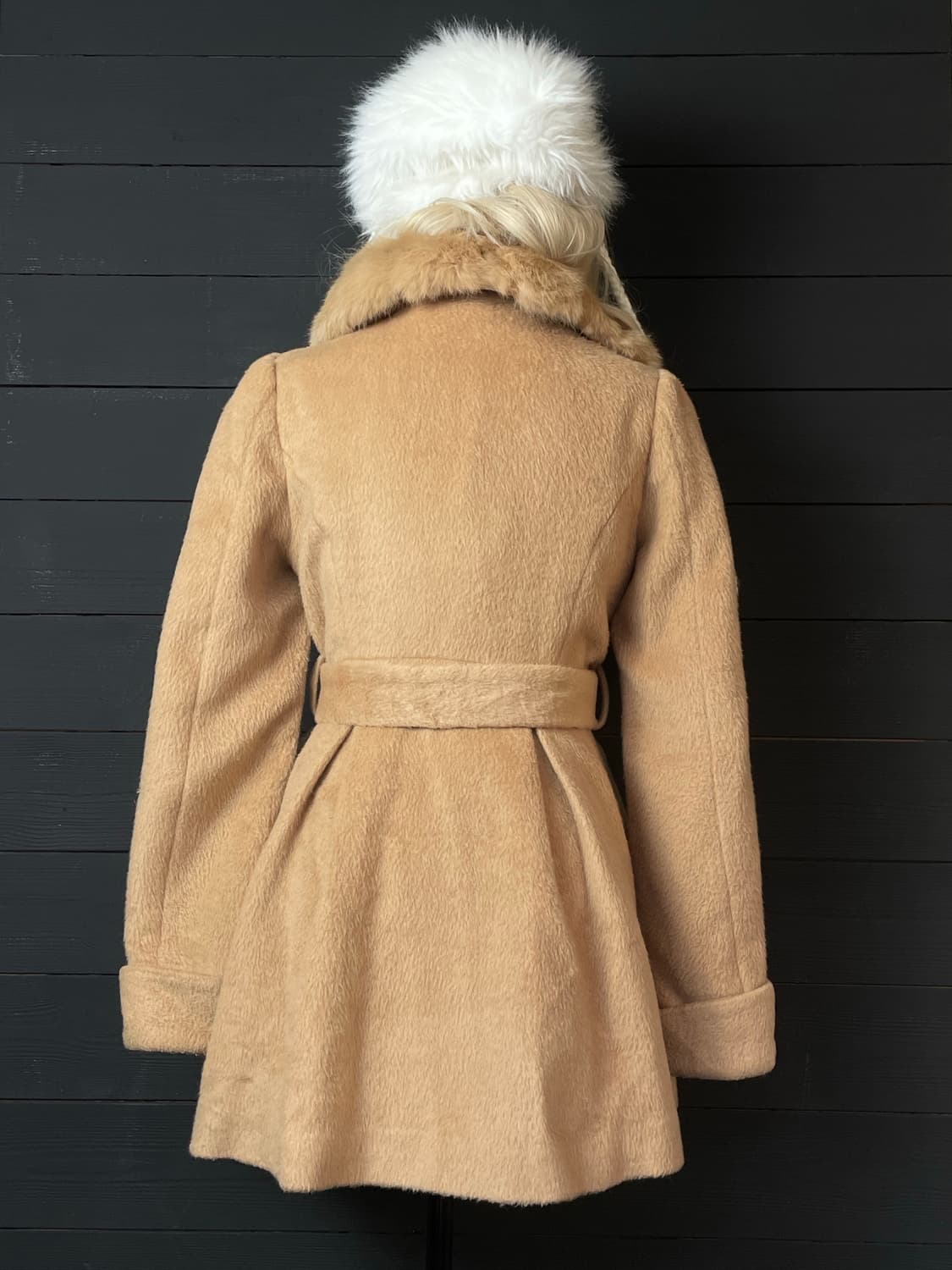 INGNI 잉그니 라떼갸루 베이지 리본 코트 상품이미지6