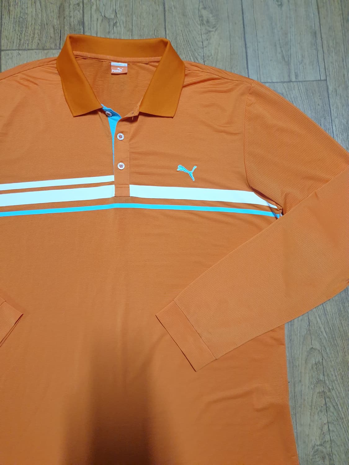 1144 푸마 긴팔 카라티 105 사이즈입니다 상품이미지3