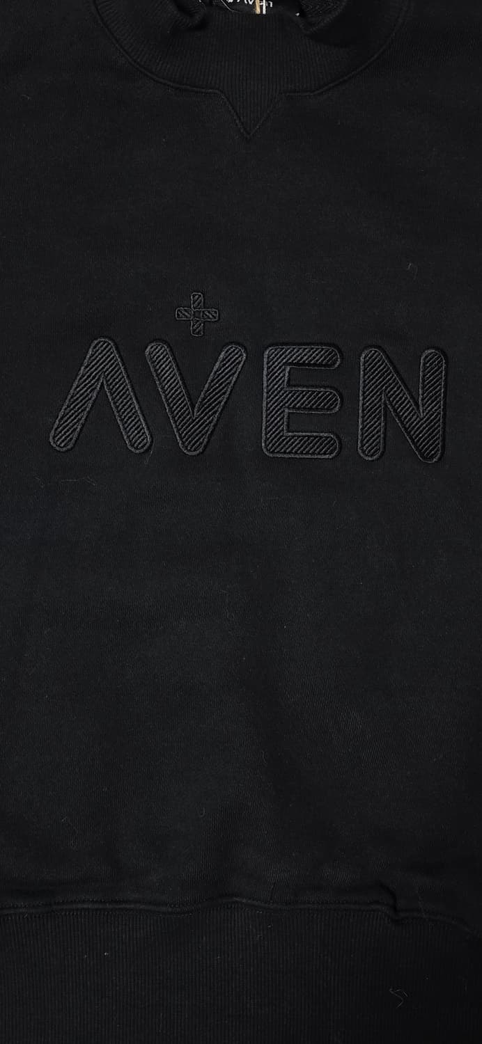 Aven 우먼 오버핏 맨투맨 블랙 66~77 상품이미지5