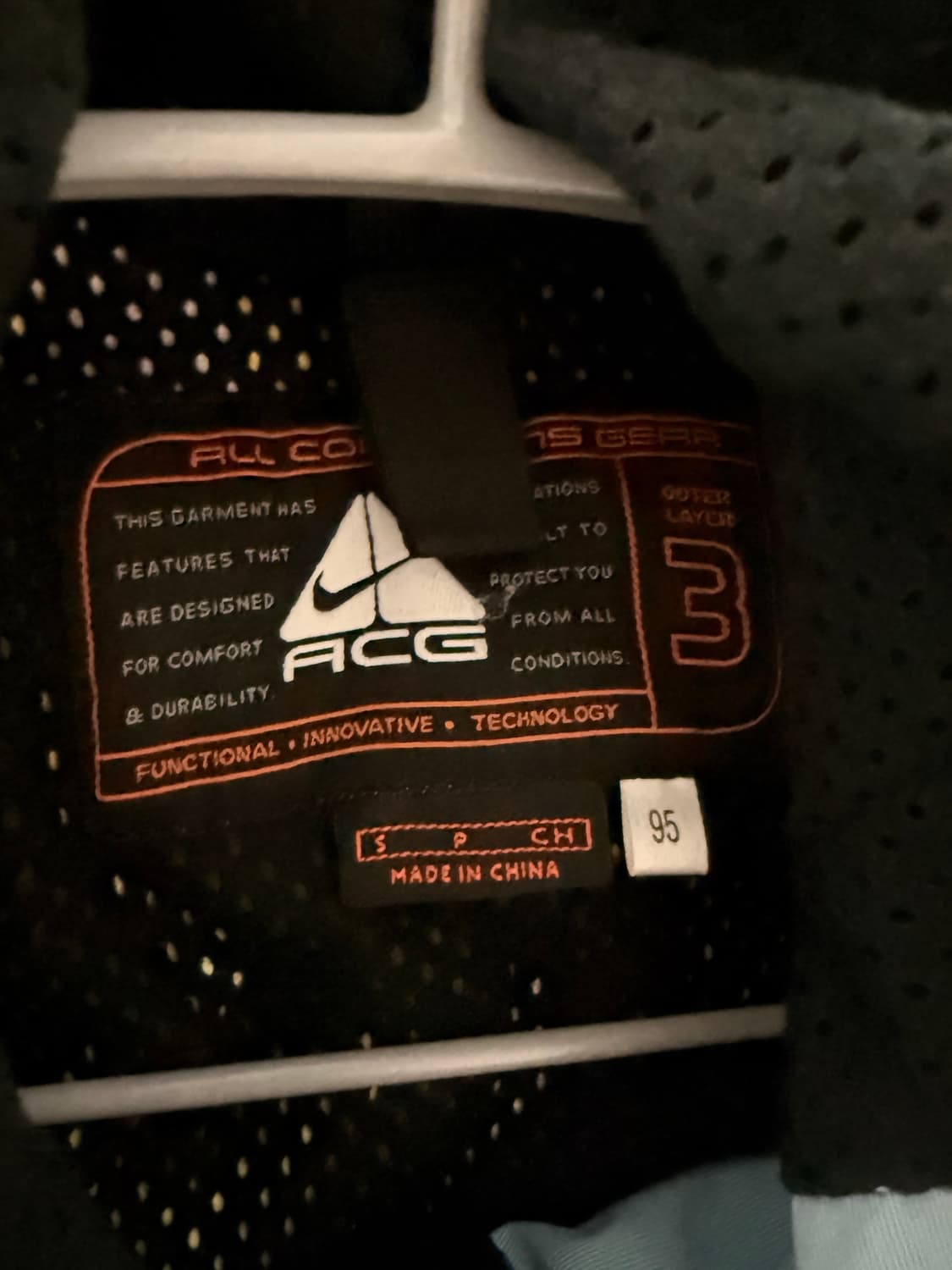 나이키 nike ACG 90s 올드스쿨 스톰핏 윈드 자켓팝니다. 상품이미지3