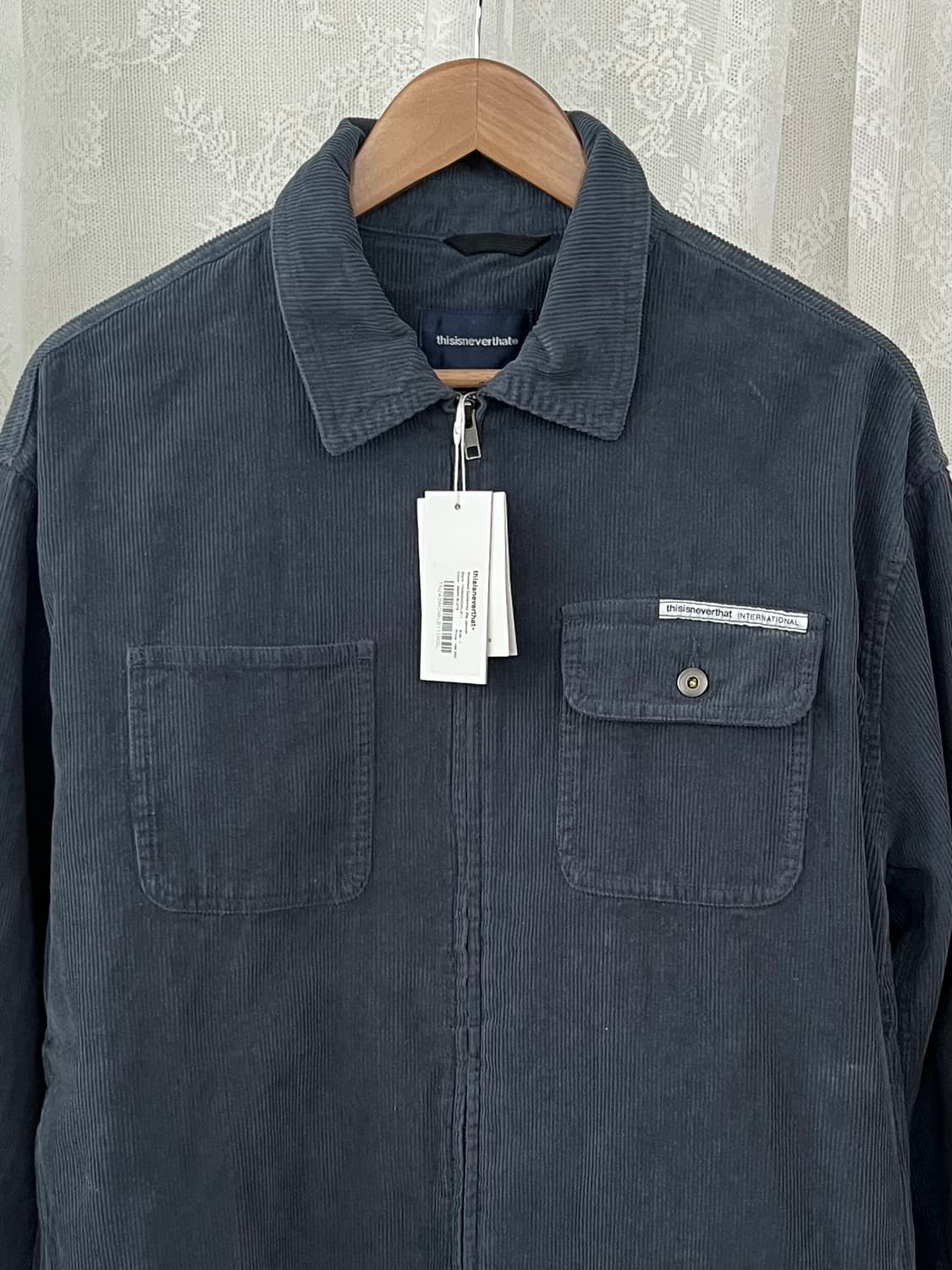 L) 새상품 디스이즈네버댓 코듀로이 집 자켓 다크 슬레이트 상품이미지3