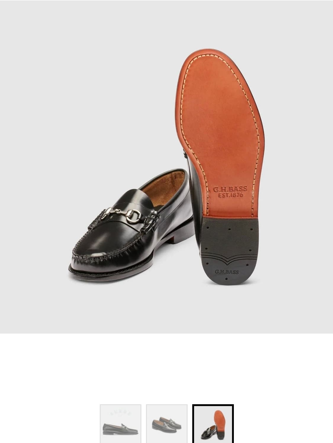 새제품) GH bass 바스 위준 링컨 로퍼 홀스빗로퍼 280 상품이미지7