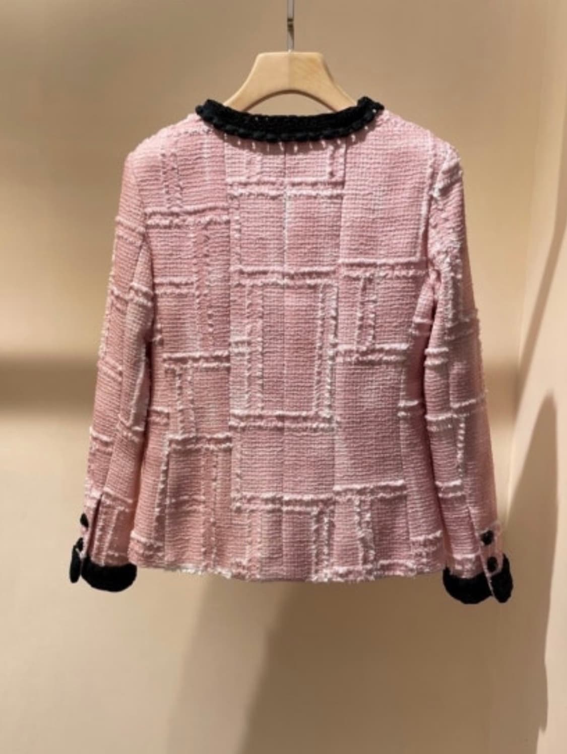 샤넬 트위드 자켓 핑크(제니착용) 상품이미지3