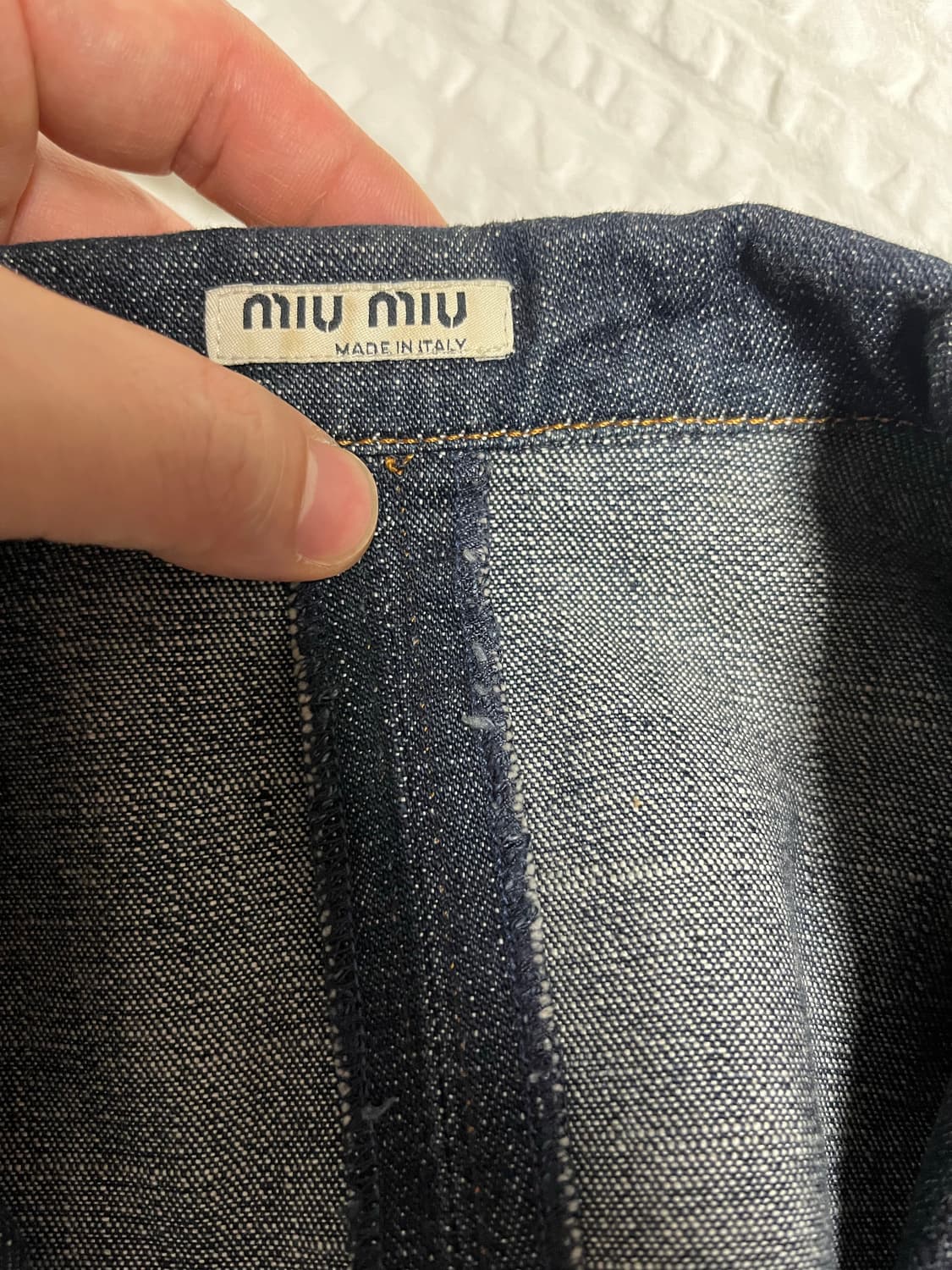 미우미우 데님 블레이져 상품이미지2