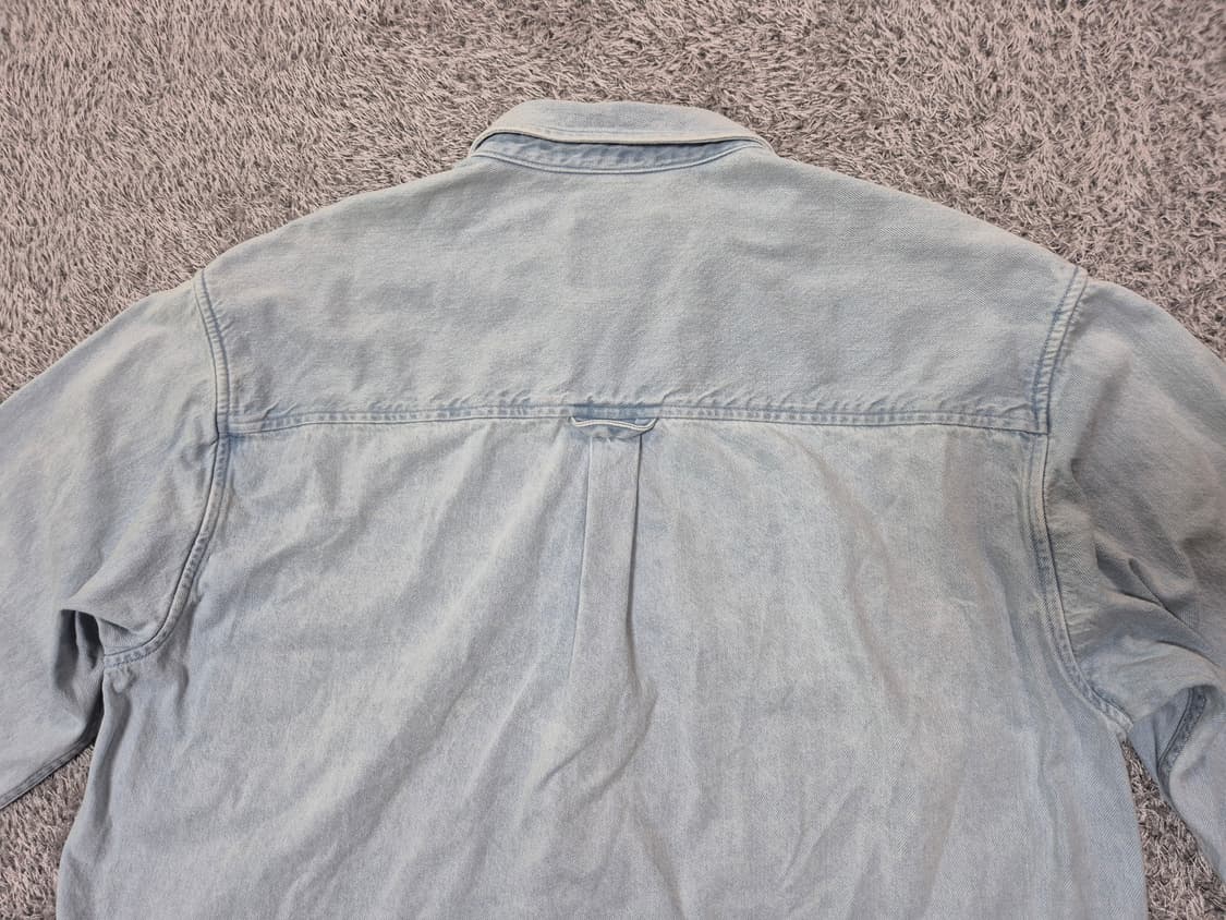 커버낫 남성 C로고 워싱 데님셔츠 M 상품이미지7