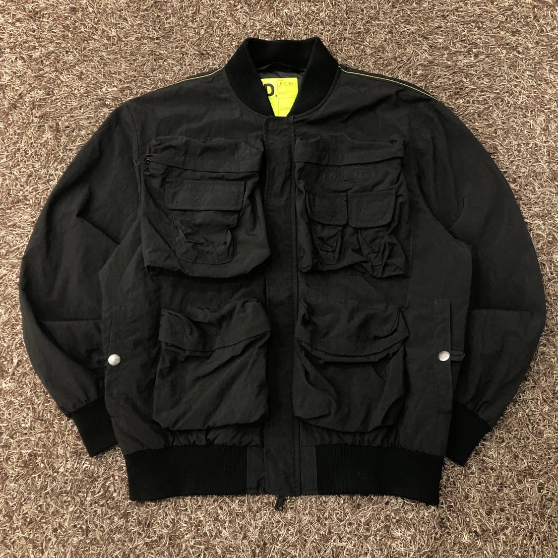 디젤 맥시 포켓 투웨이 봄버 자켓 상품이미지1